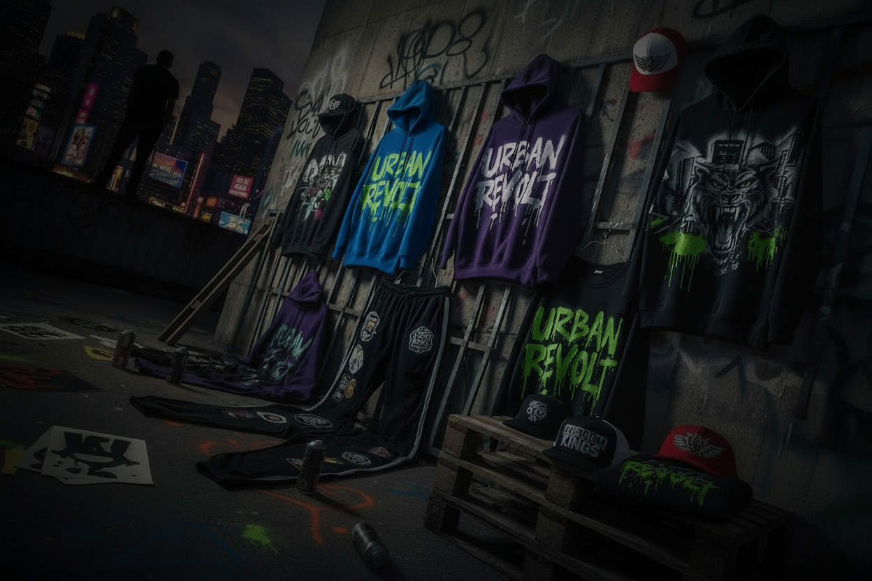 Reserva tus diseños personalizados de STREETWEAR URBANO